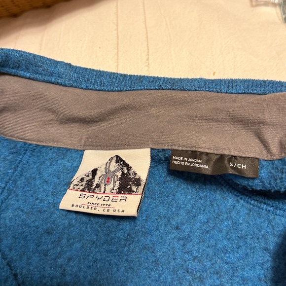 Spyder Men's Small Empire Full Zip Fleece Jacket - Picture 6 of 8